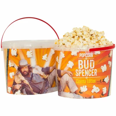 Bud Spencer approved - diese Snacks hauen dich aus den Socken! - Bud Spencer Snacks - Popcorn, Nachos, Chocolate-Beans in der Schweiz