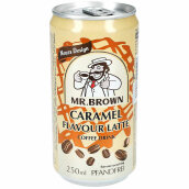 Mr. Brown Coffee Drink Caramel Latte (250ml)