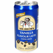 Mr. Brown Coffee Drink Vanilla Latte (250ml)